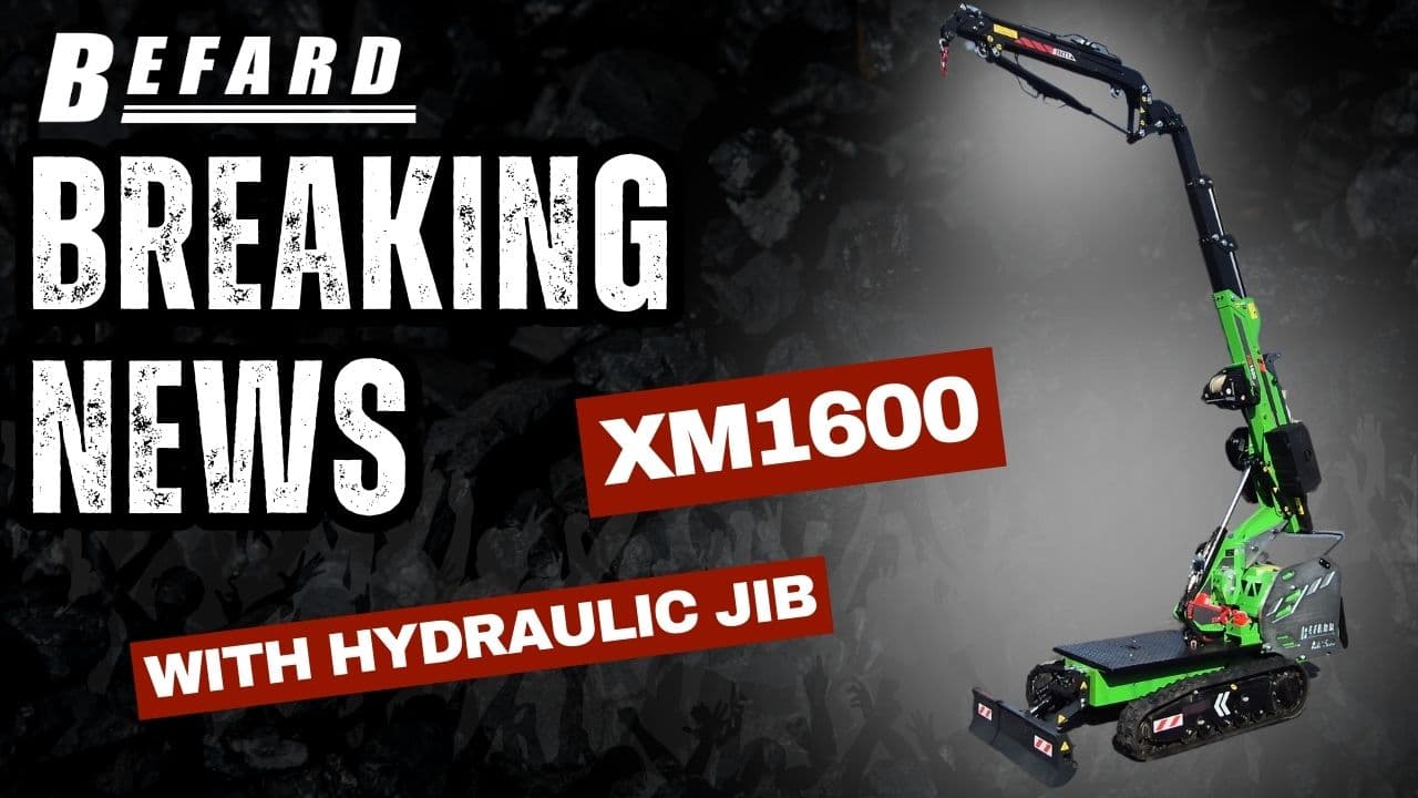 NOWOŚĆ w ofercie BEFARD – XM1600 z jibem hydraulicznym!