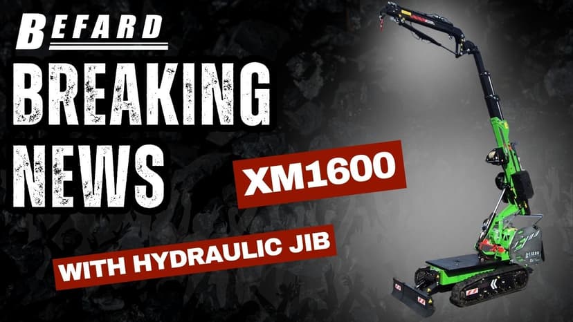NOWOŚĆ w ofercie BEFARD – XM1600 z jibem hydraulicznym!