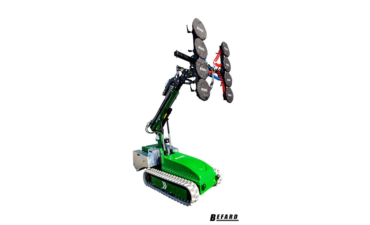 Manipulatory / Roboty montażowe na gąsienicach BEFARD XGR 800